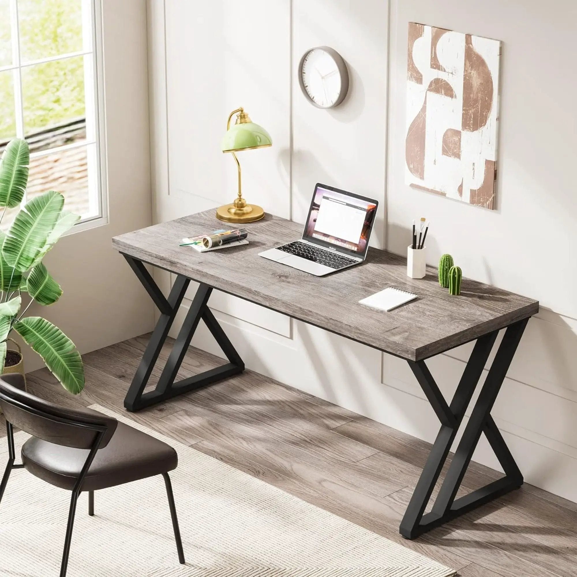 Writing Desk With Z-Shaped Legs