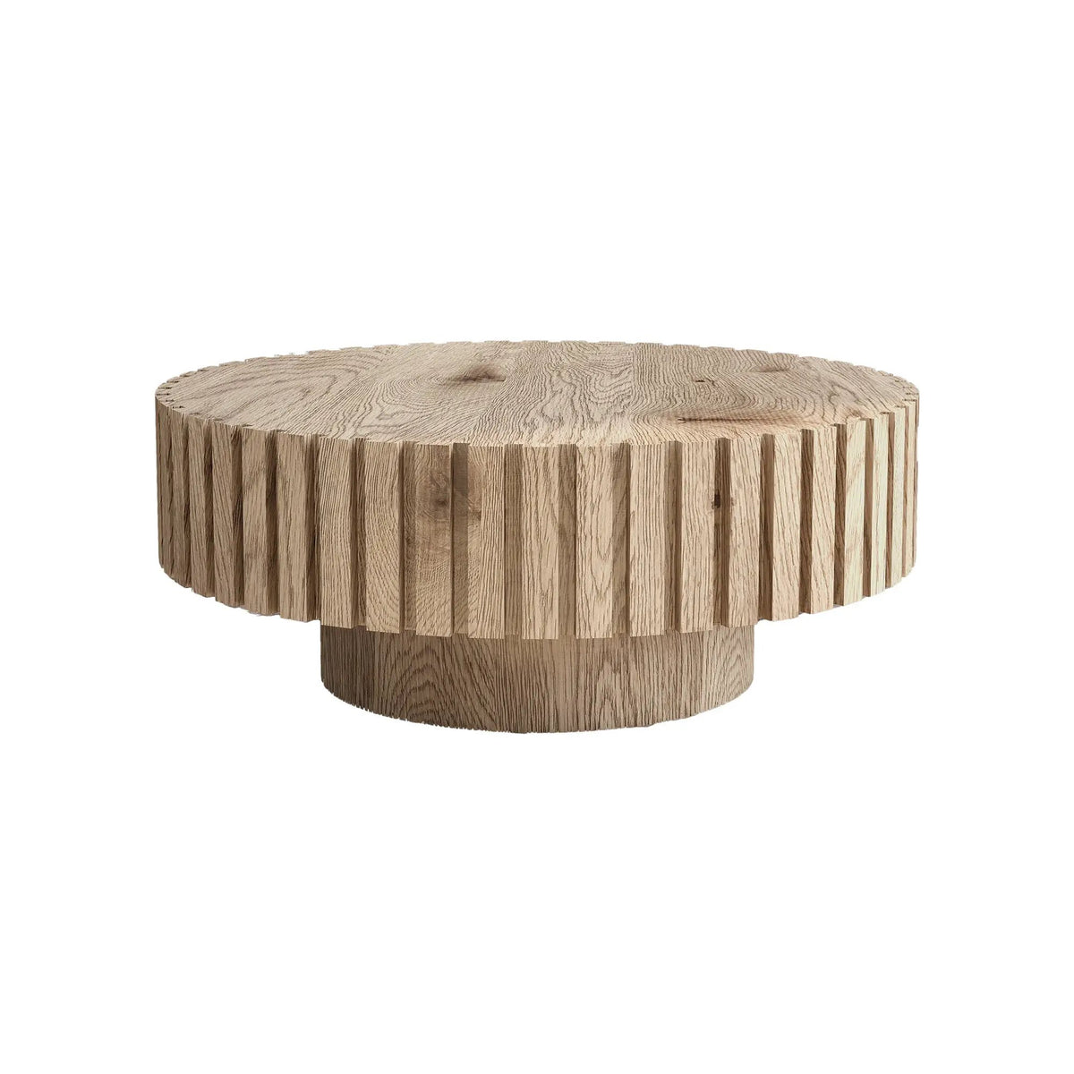 Modern Minimalist Circular Coffee Table 31.4'' by HouseOfZazla