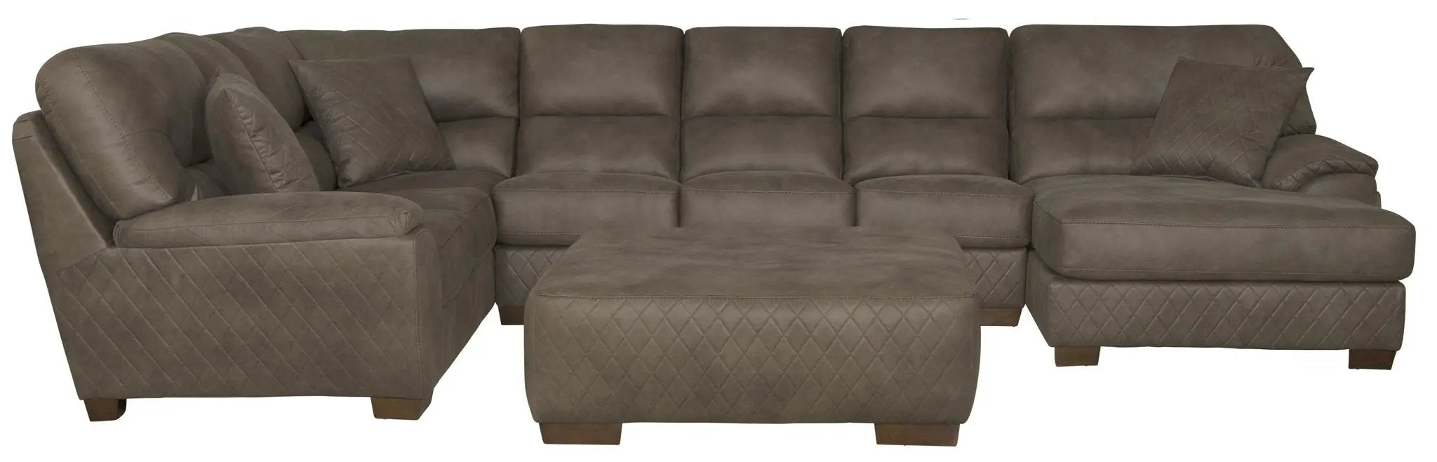 Royce - Sectional With Cocktail Ottoman by Unique Piece Furniture