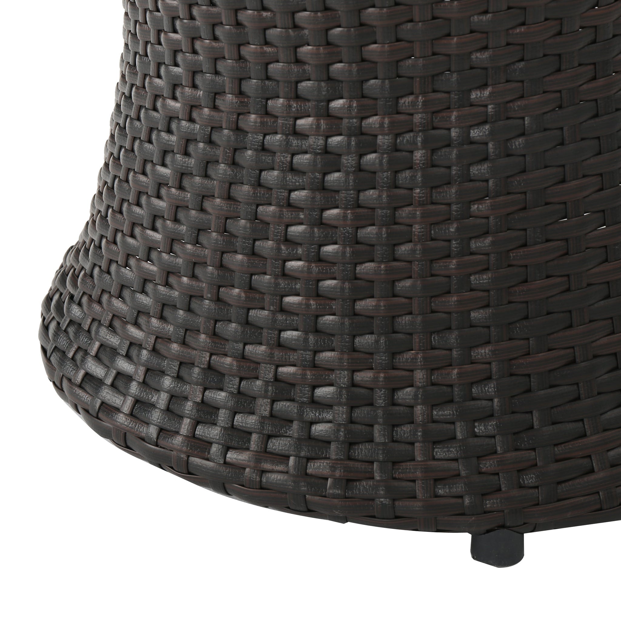 19" Kono Hourglass Table (No Glass Top) End Table by HouseOfZazla