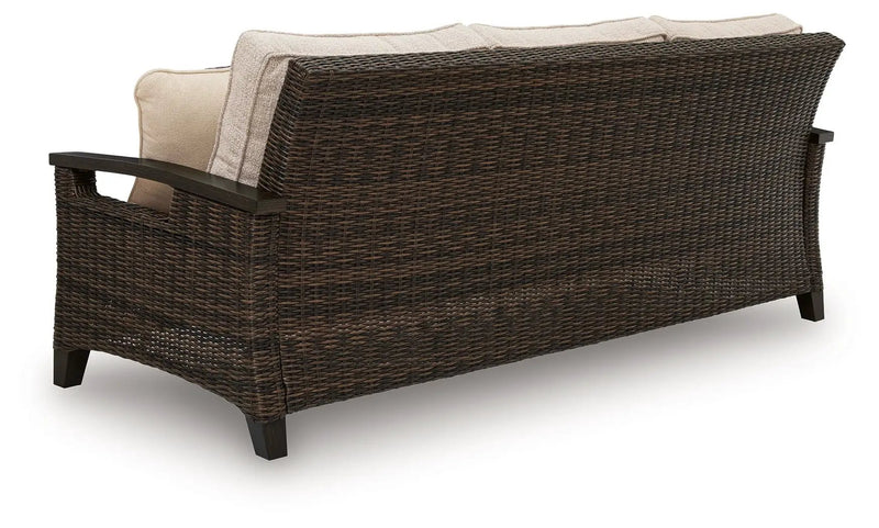 Monterey Point - Sofa With Cushion - Dark Brown by Unique Piece Furniture