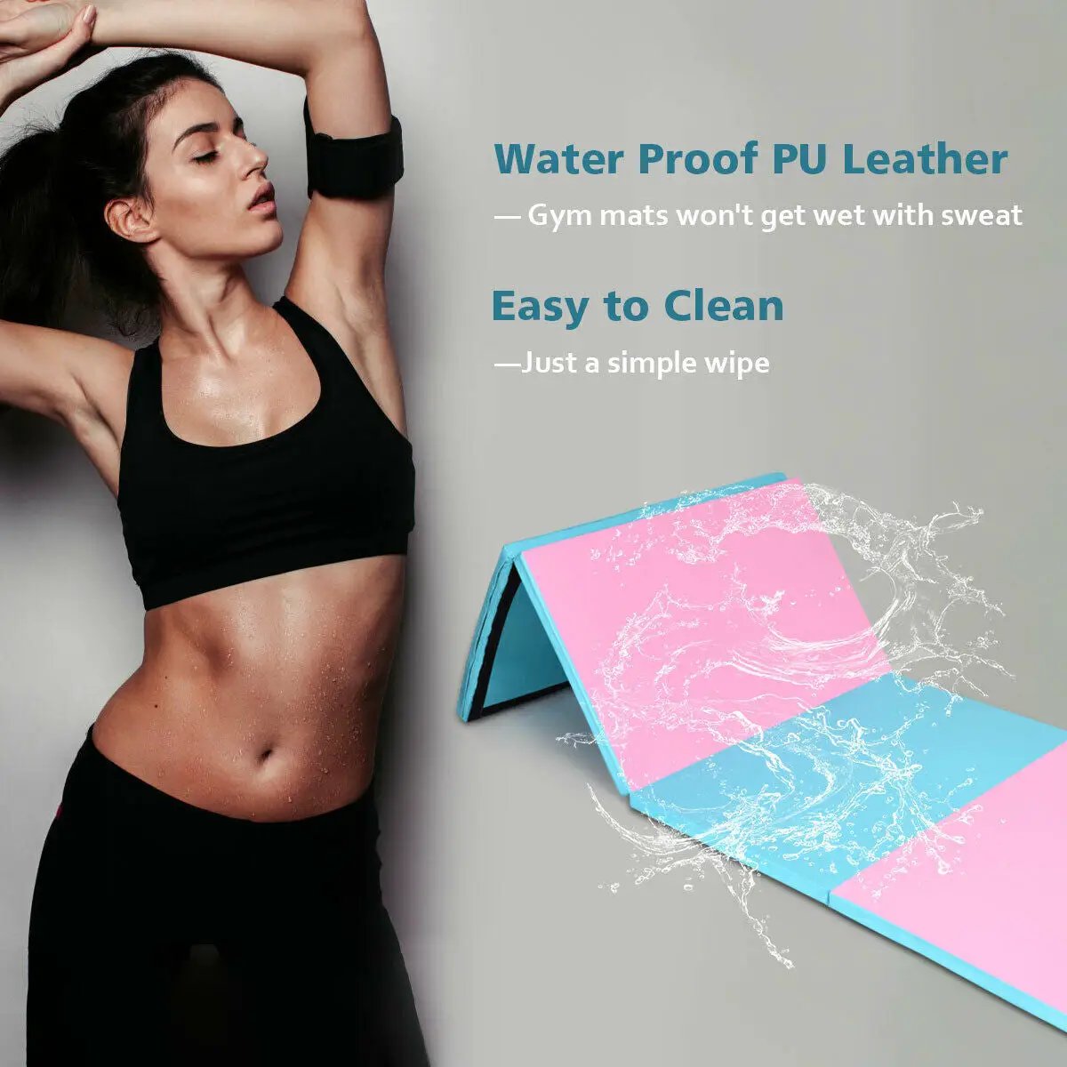 4 Feet x 10 Feet x 2 Inch Folding Gymnastics Tumbling Gym Mat, photo 22 of 24