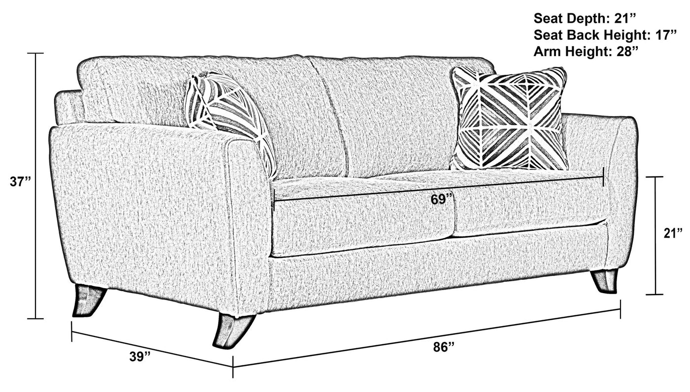 Alyssa - Sofa by Unique Piece Furniture