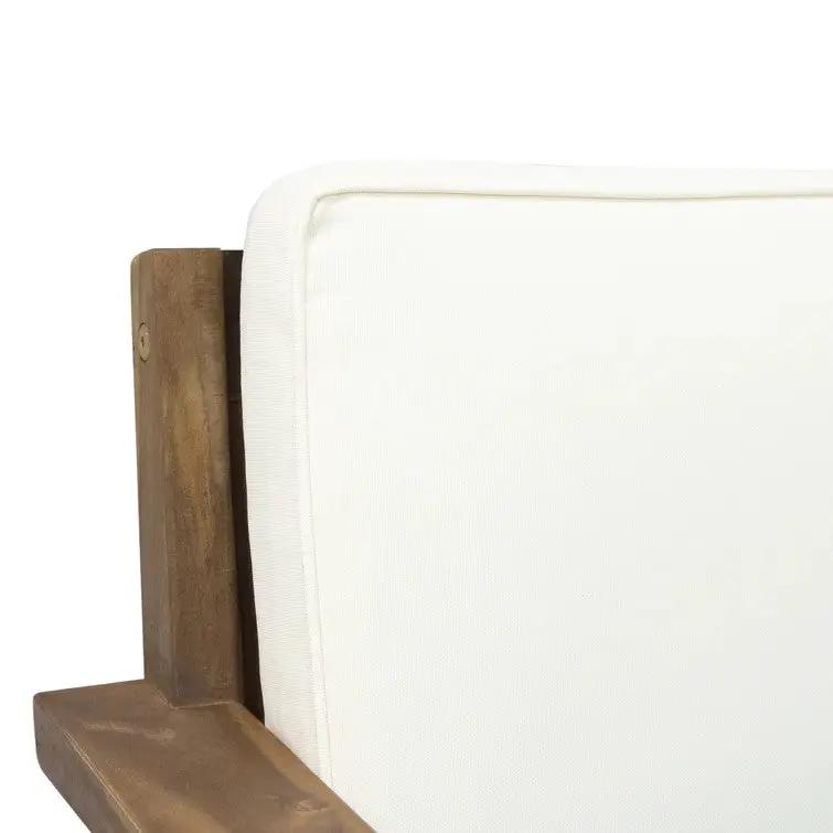 Outdoor Acacia Wood Club Chairs with Cushions by HouseOfZazla