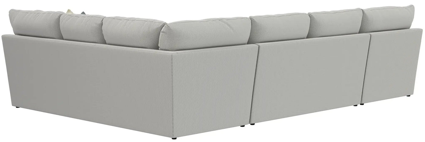 Stockbridge - Sectional With Comfort Coil Seating And 9 Accent Pillows Included by Unique Piece Furniture