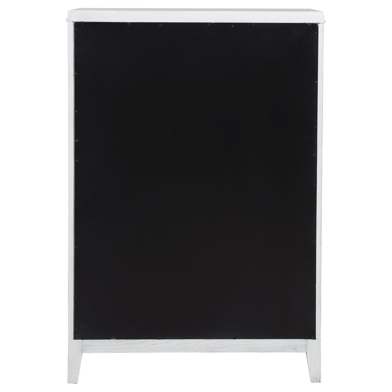 Inverness - 5 Drawer Bedroom Chest - White