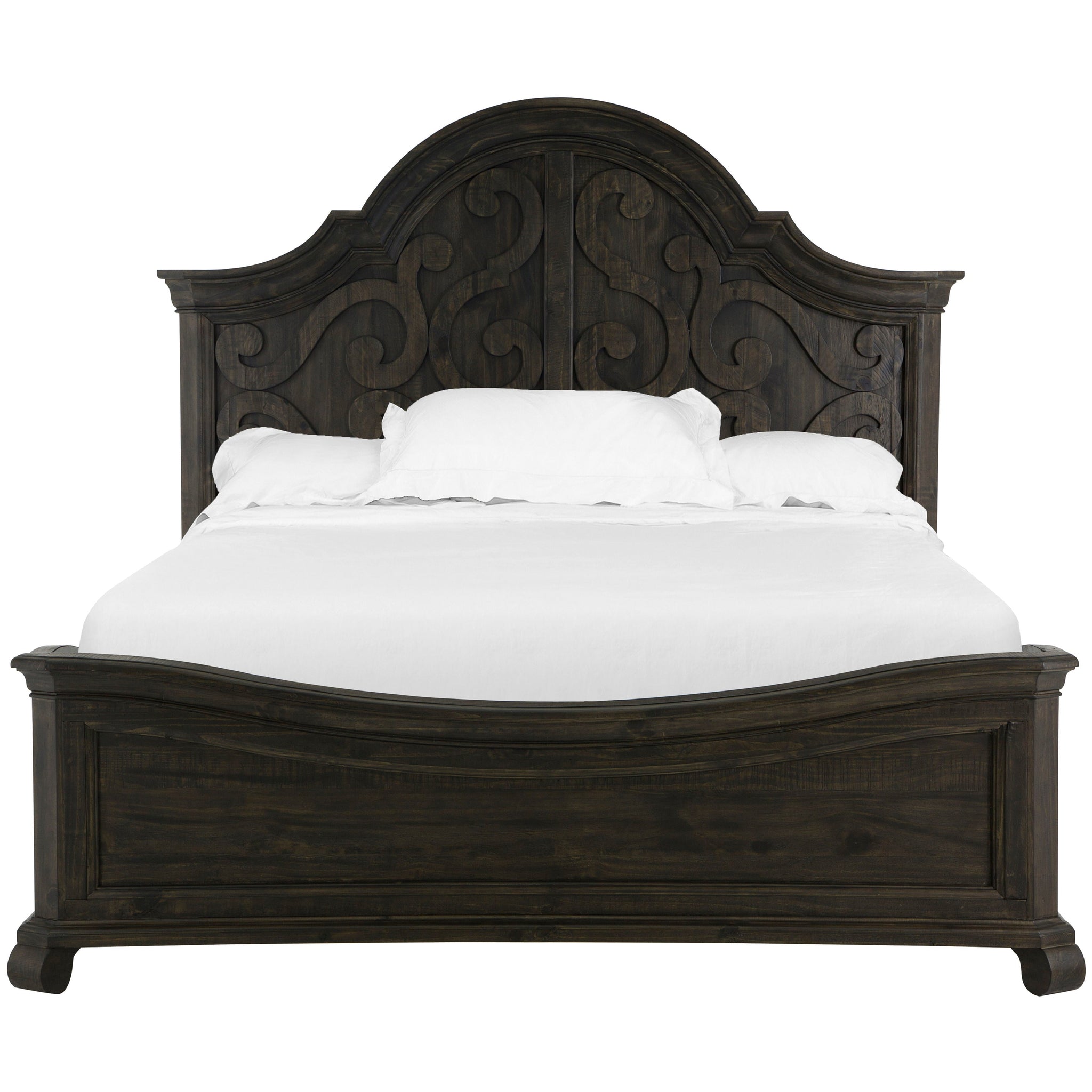 Bellamy - Complete Shaped Panel Bed by Unique Piece Furniture