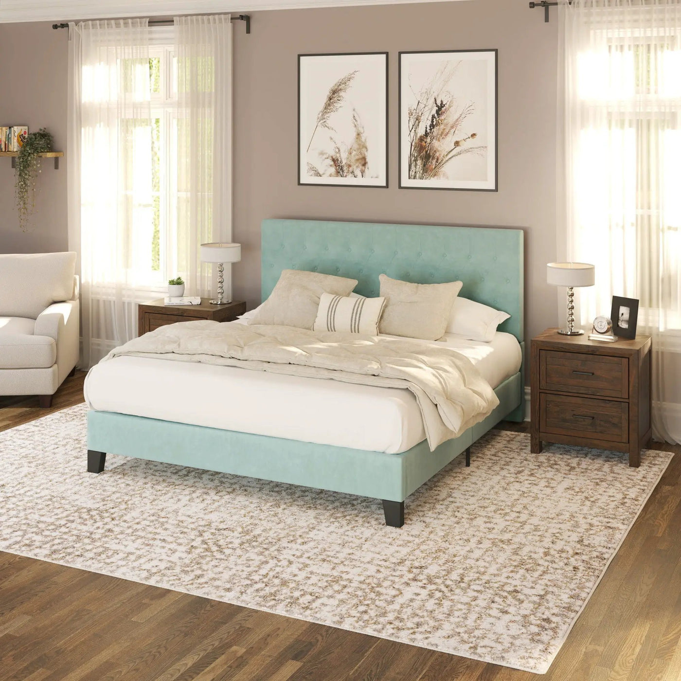Luma - Upholstered Bed by HouseOfZazla