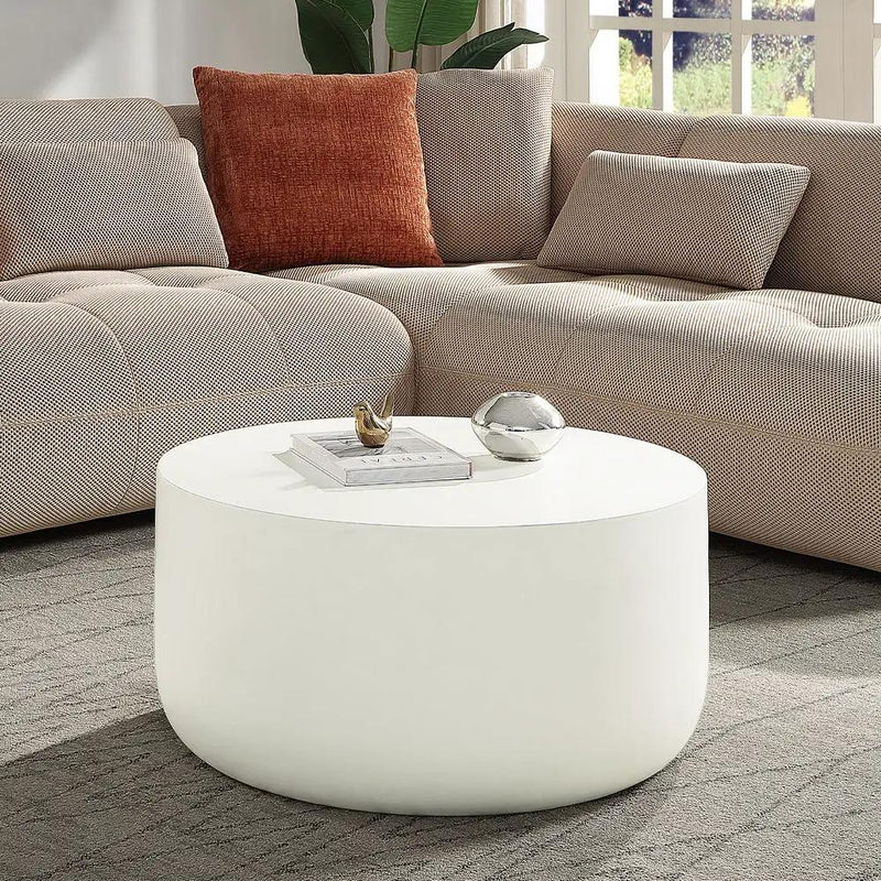 Dustan - Coffee Table - Natural White by Unique Piece Furniture