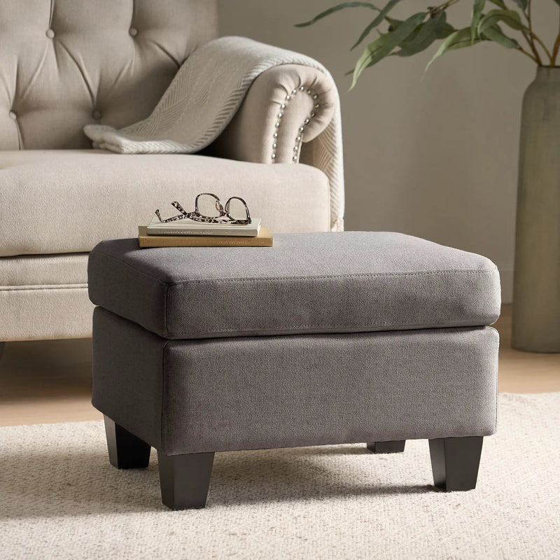 Upholstered Ottoman by HouseOfZazla