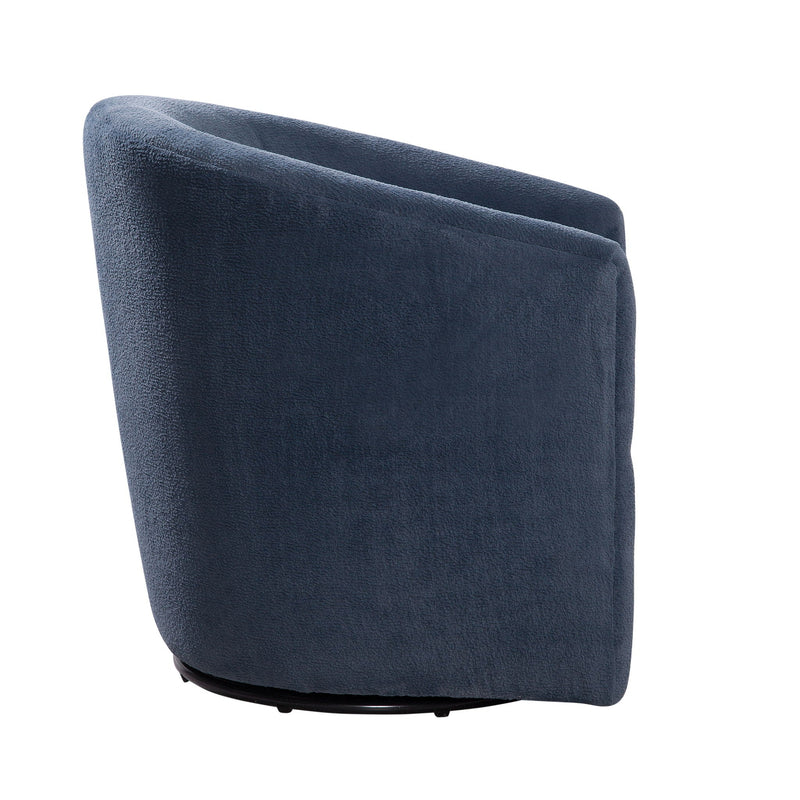 Oaklynn - Barrel Style Swivel Accent Chair by HouseOfZazla
