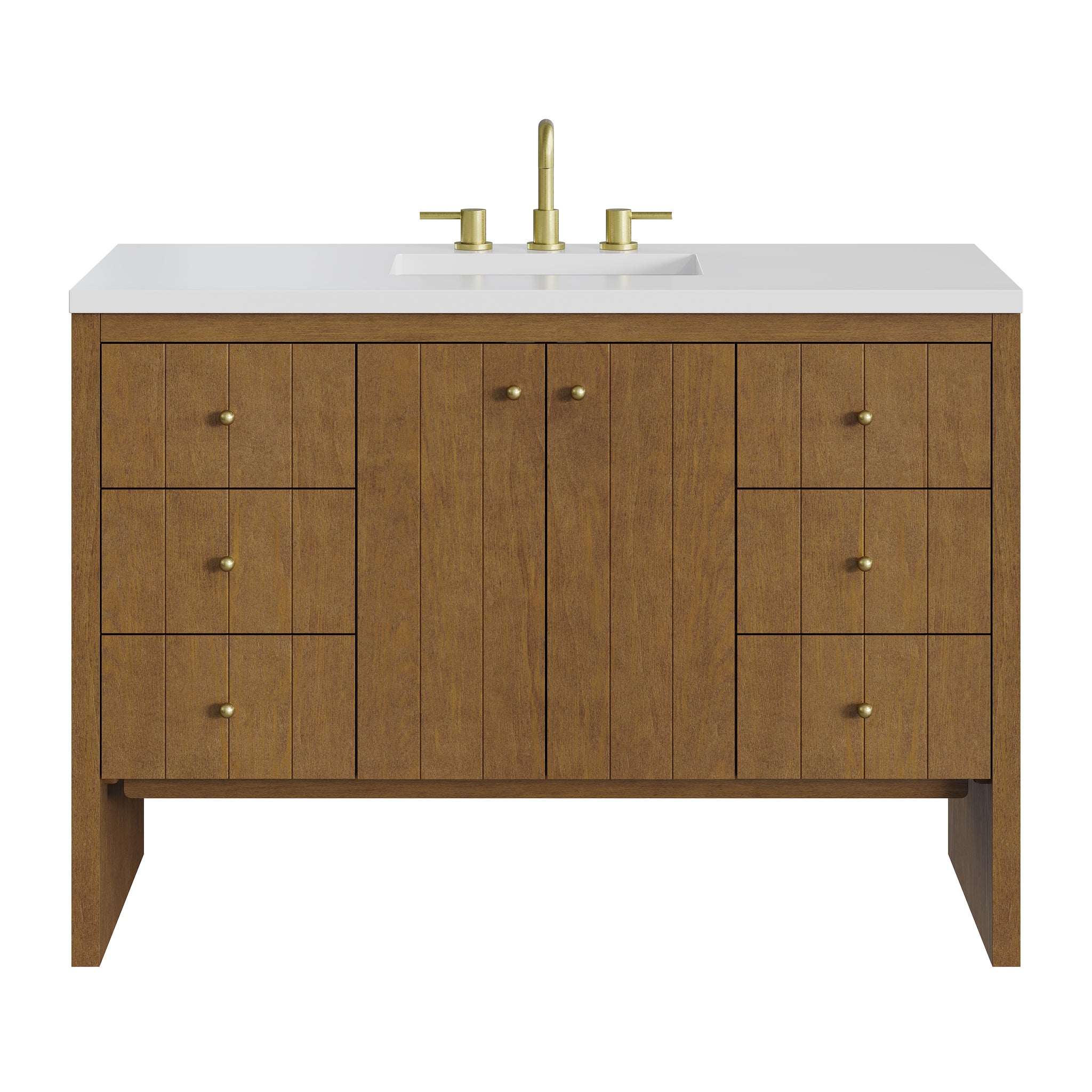 James Martin Hudson 48" Single Bathroom Vanity, Honey Oak, view 38