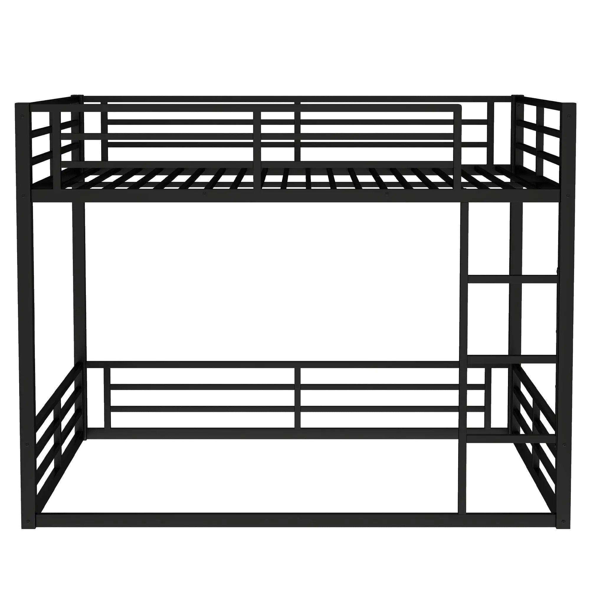 Metal Queen Over Queen Bunk Bed for Teens and Adults by HouseOfZazla