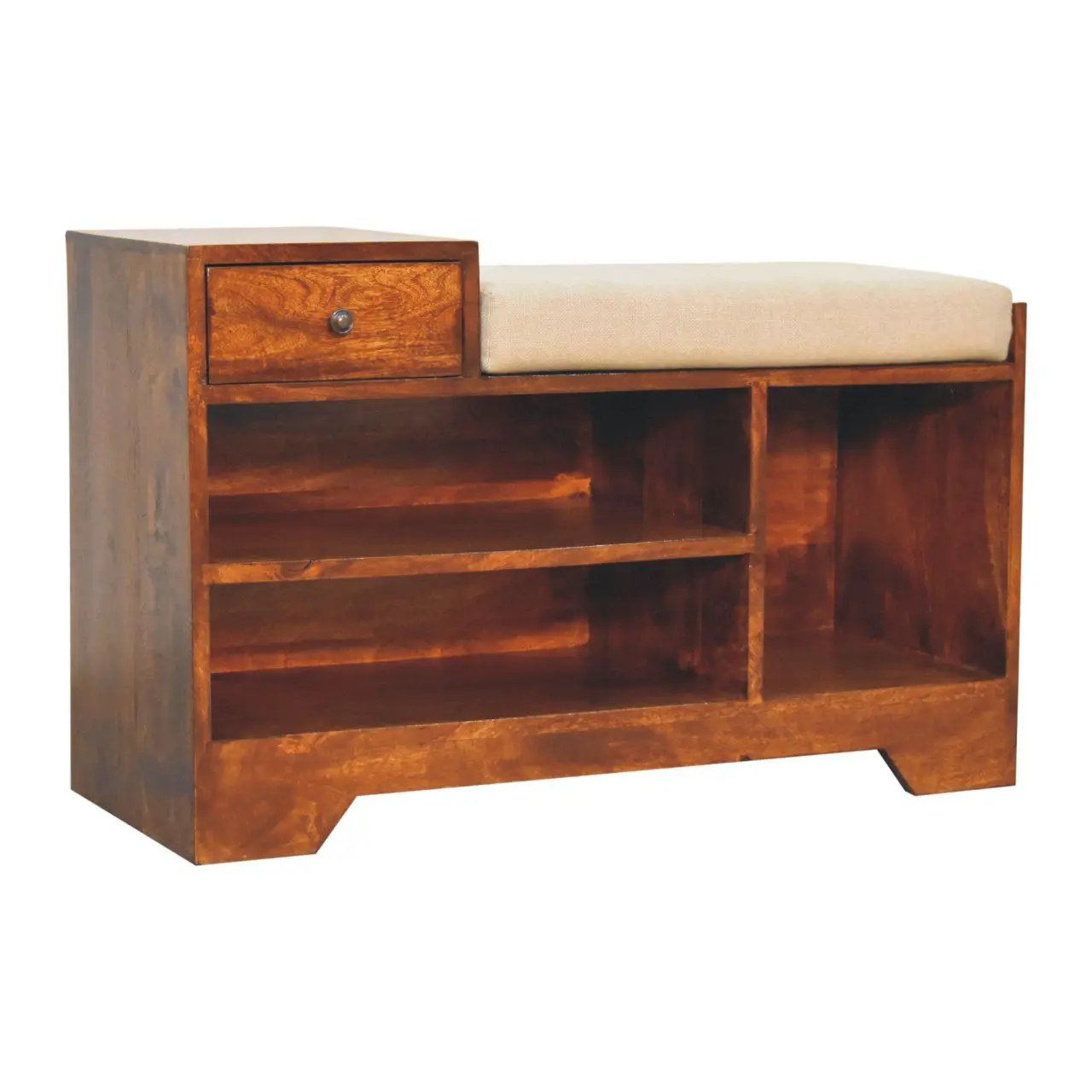 Retreat - Shoe Bench, 1 Drawer - Chestnut by Unique Piece Furniture