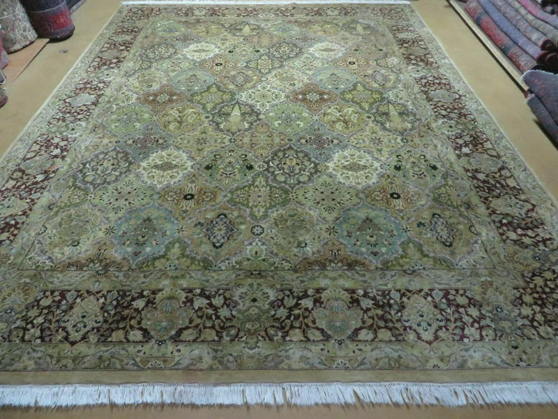 8' X 10' Safavieh Handmade Pakistan Oriental Floral Wool Rug Hand Knotted Organic by Jewel Rugs