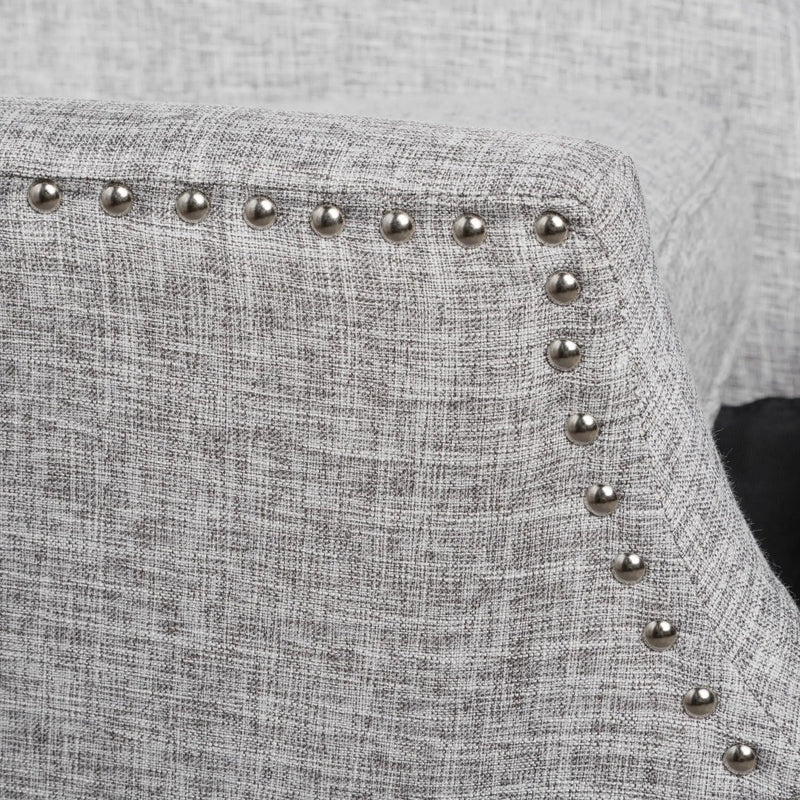 Westeros Wing Back Fabric Upholstered Recliner by Unique Piece Furniture