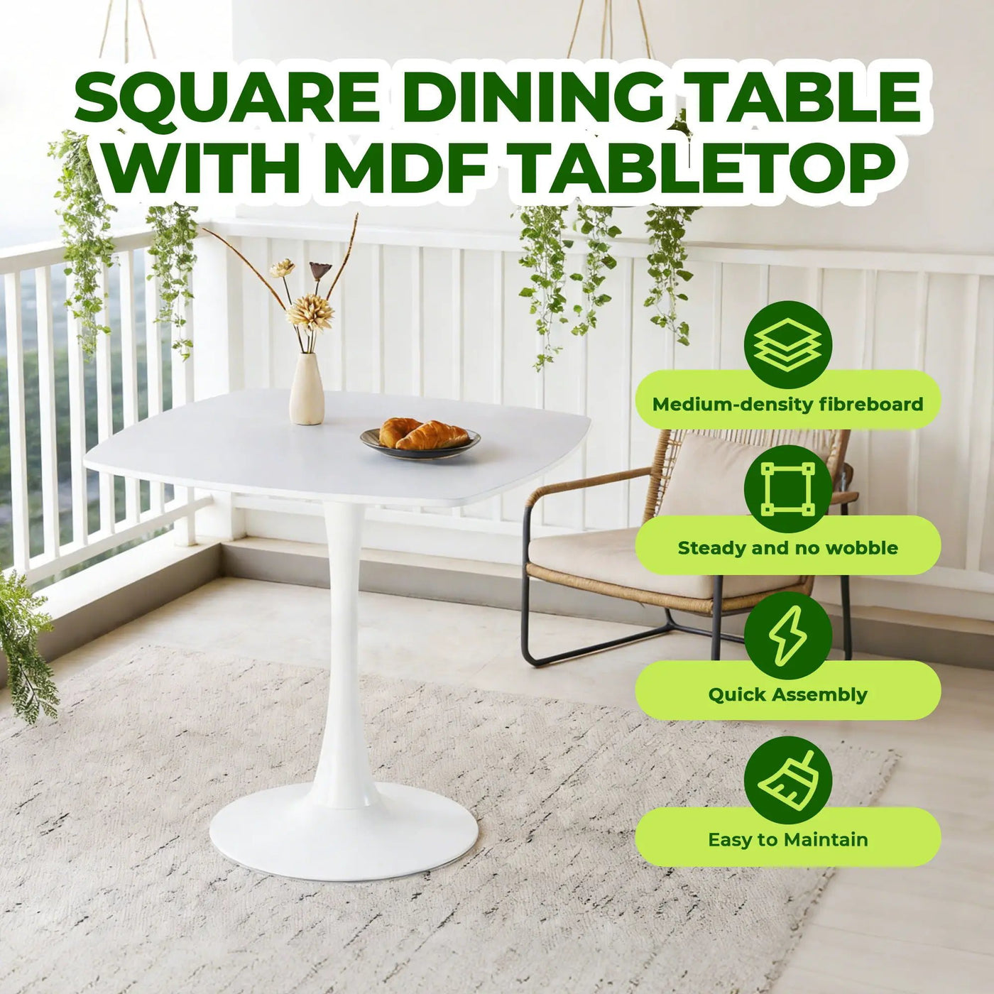 Modern Stylish Design Dining Table by Unique Piece Furniture