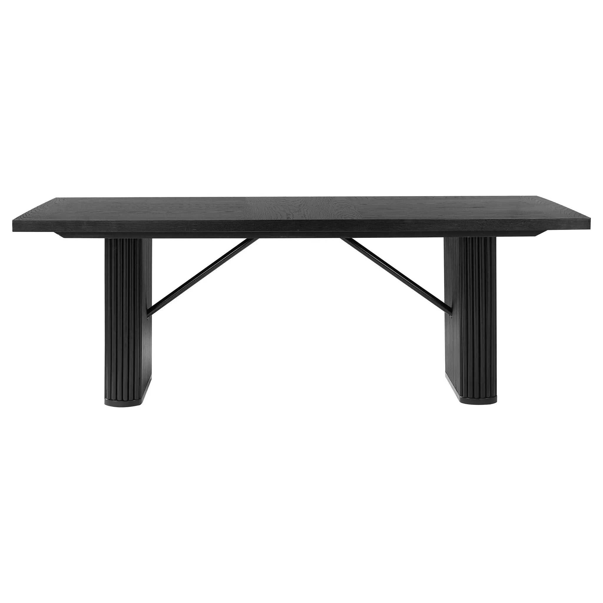 Catherine 5-piece Rectangular Dining Table Set Black by Unique Piece Furniture