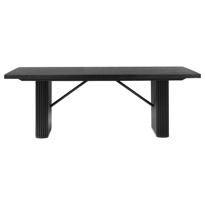 Catherine 5-piece Rectangular Dining Table Set Black by Unique Piece Furniture