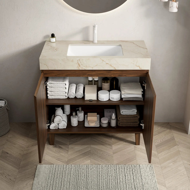 LULA 36" Bathroom Vanity & Sink by HouseOfZazla