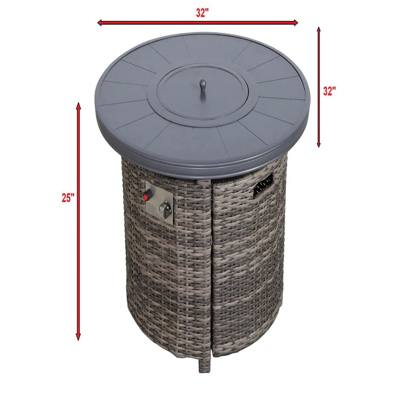 Outdoor Fire Pit Table With Lid by Unique Piece Furniture