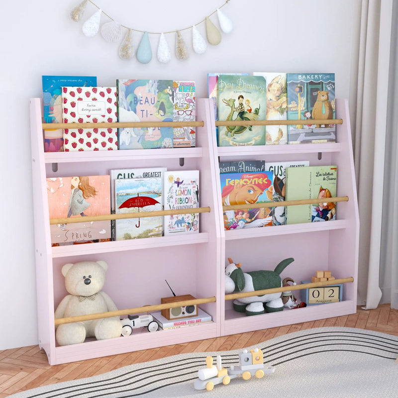 3 Tier Book Shelf, Compact Storage For Bedrooms by Unique Piece Furniture