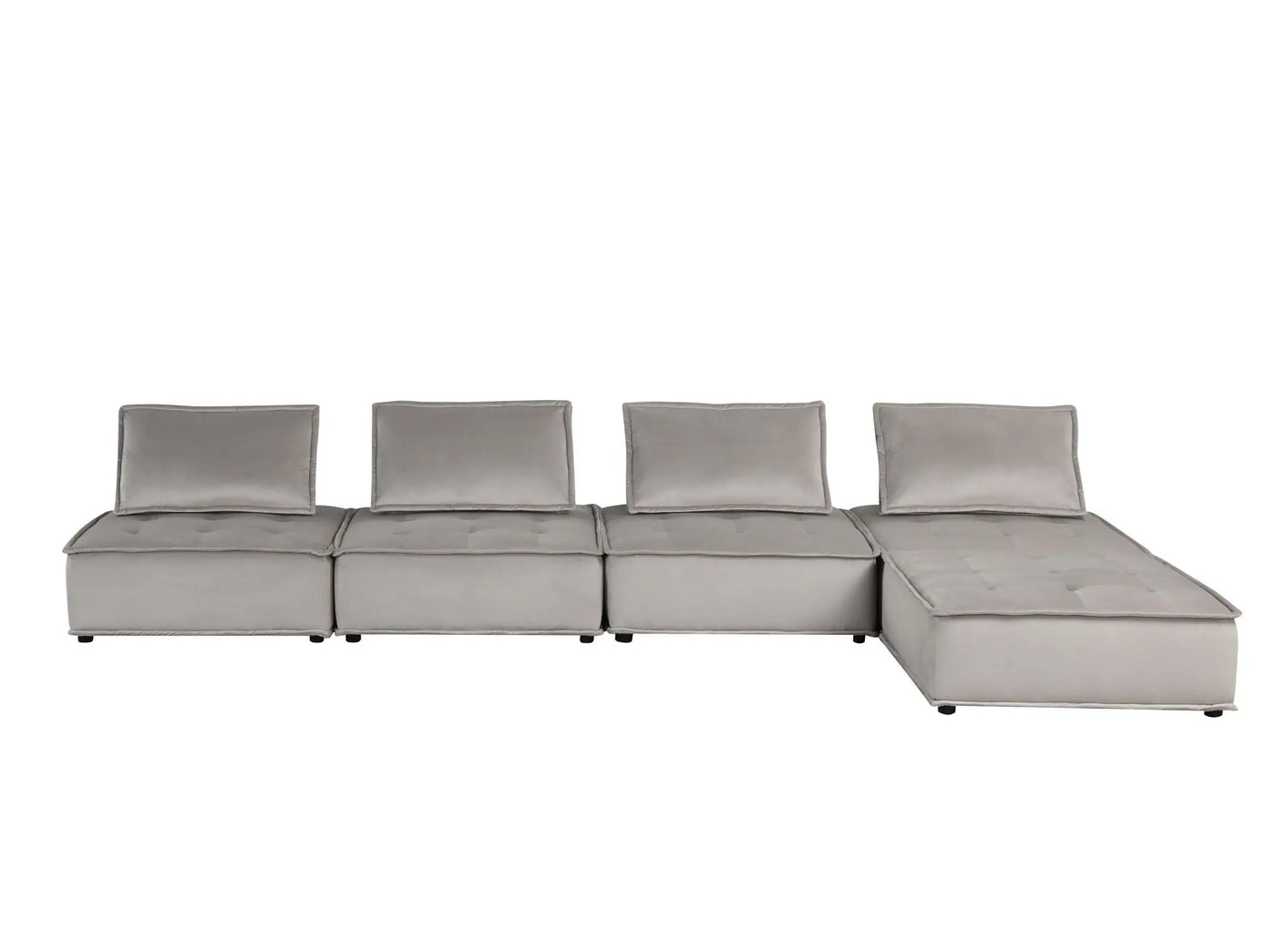 Anna - Stylish Sectional Sofa Ottoman by HouseOfZazla