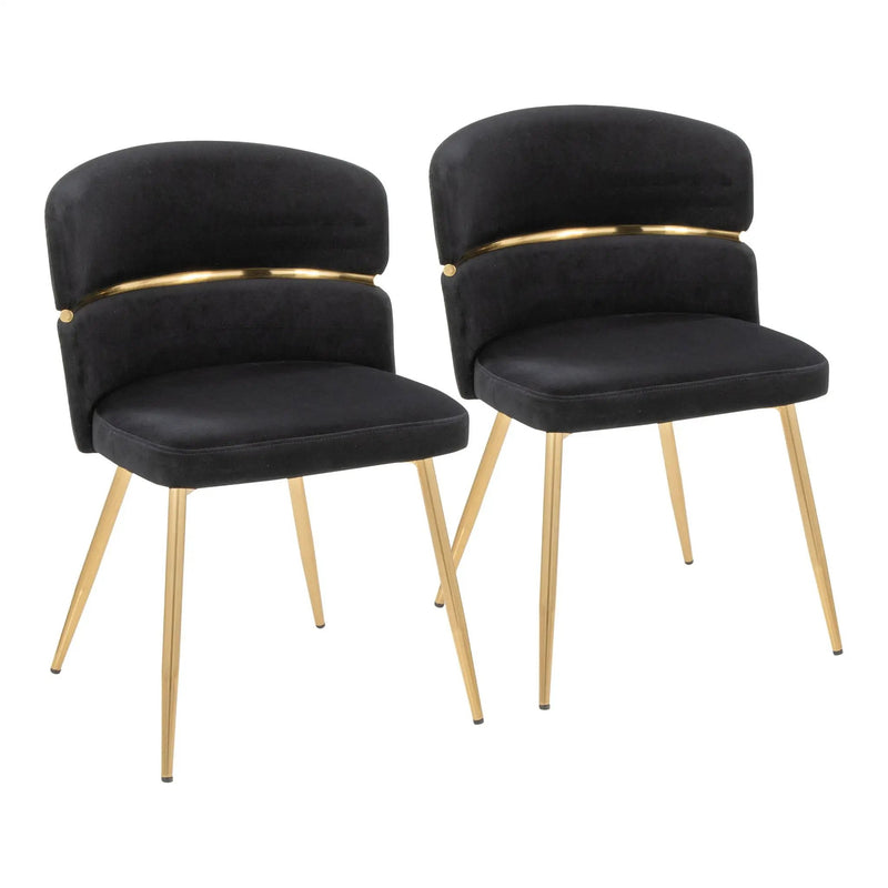 Cinch - Glam / Art Deco Dining Chair (Set of 2) by HouseOfZazla