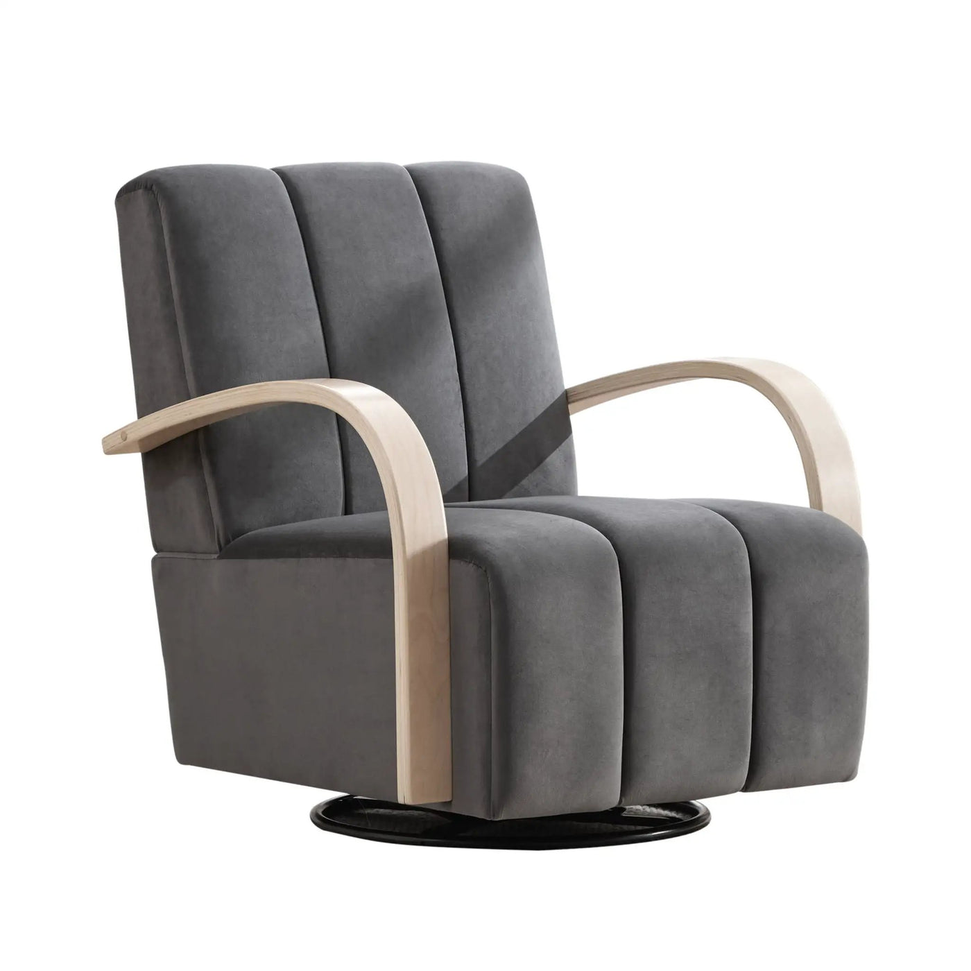 360° Swivel Accent Chair With Armrests by HouseOfZazla