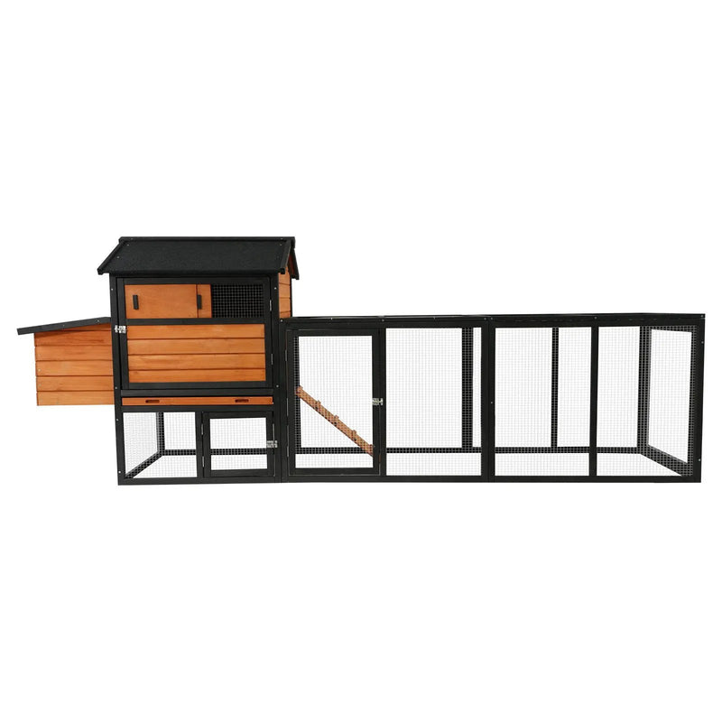 Chicken Coop With Run And Nesting Box by HouseOfZazla