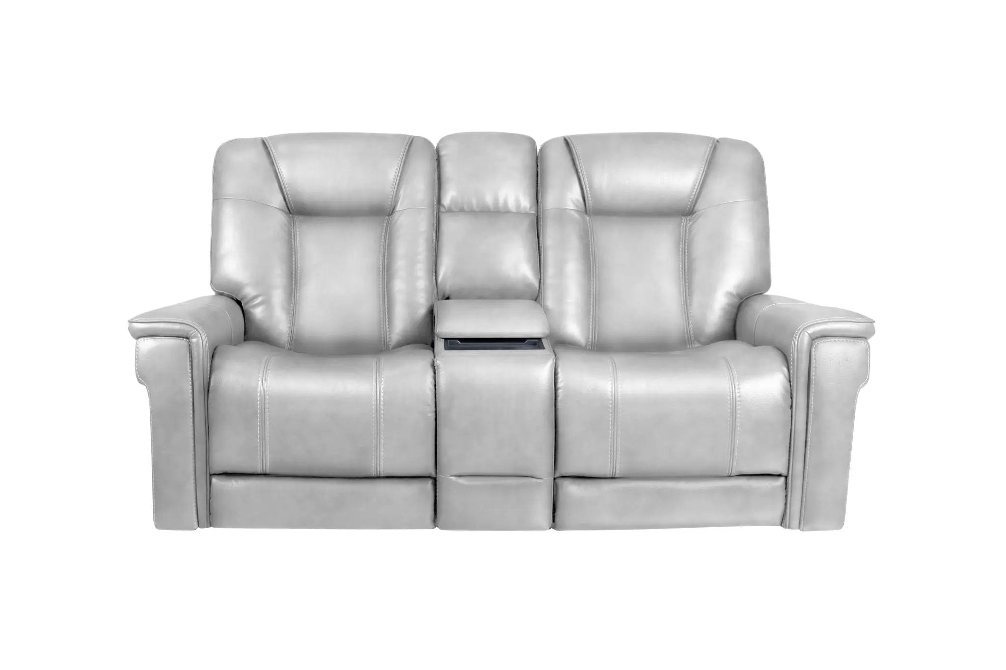 Sanibel - Power Console Loveseat - Wall Prox. Recliner With Power And Power Headrest And Lumbar, Wireless Charger by Unique Piece Furniture
