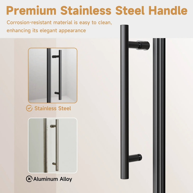 Frameless Single Sliding Shower Door by HouseOfZazla