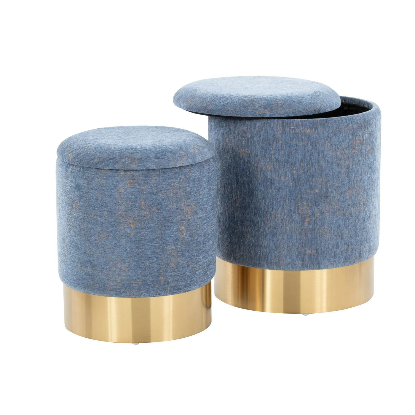 Marla - Contemporary Nesting Ottoman Set by HouseOfZazla