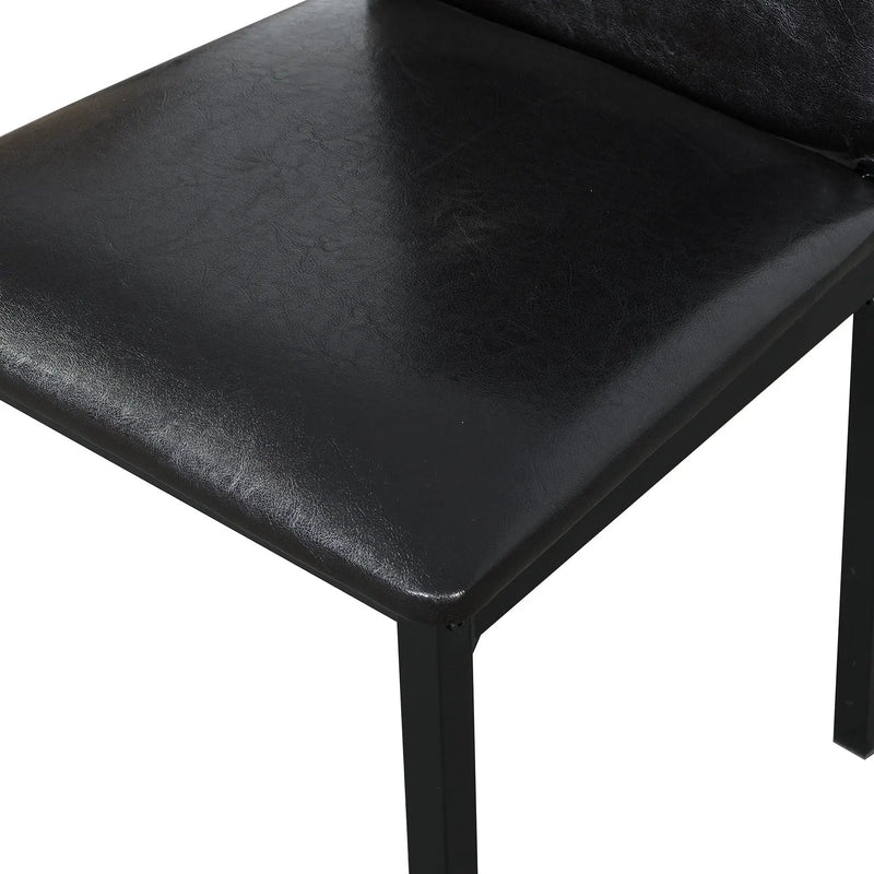 Metal Frame Dining Seats (Set of 4) - Black by Unique Piece Furniture