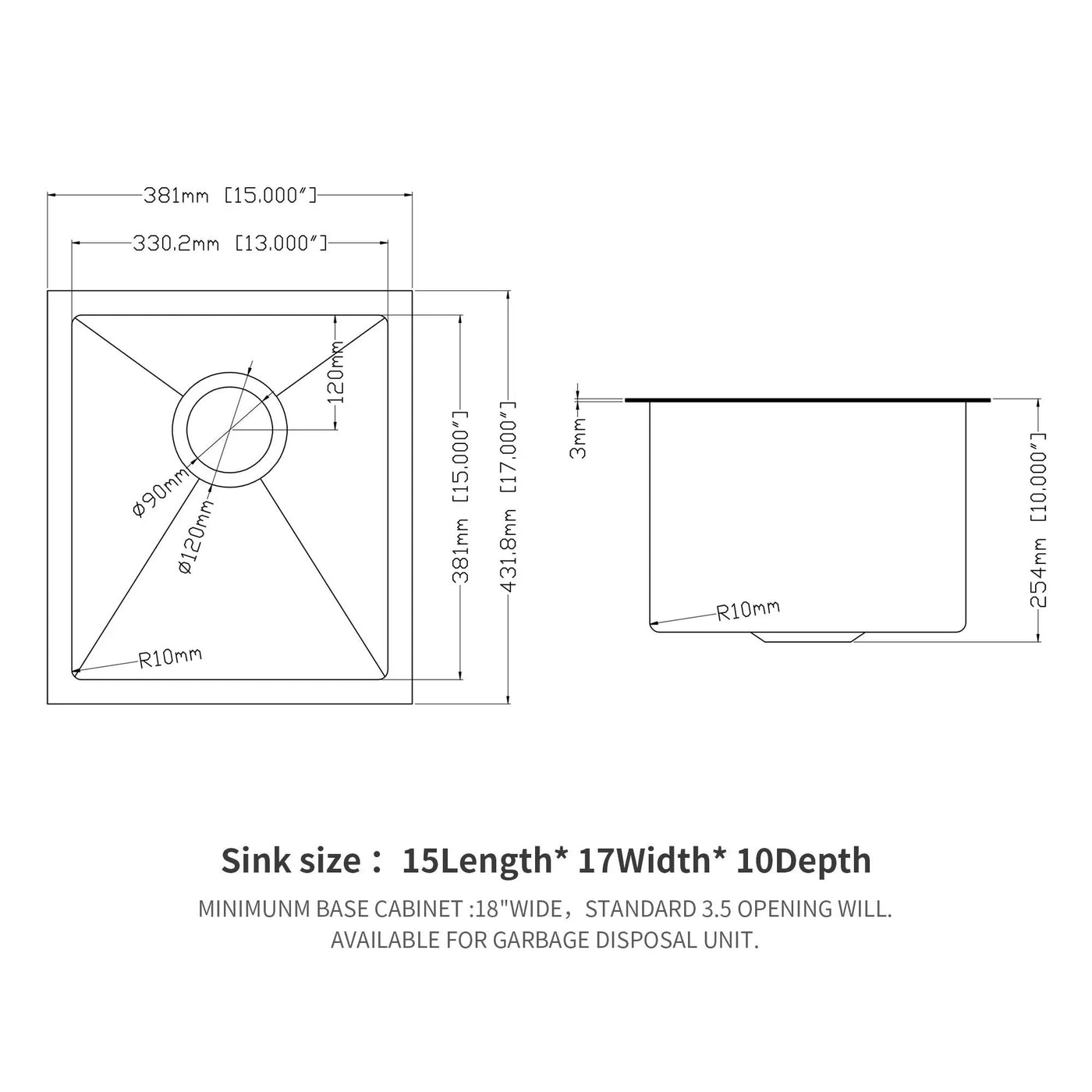 Undermount Kitchen Sink With Deep Single Bowl by HouseOfZazla
