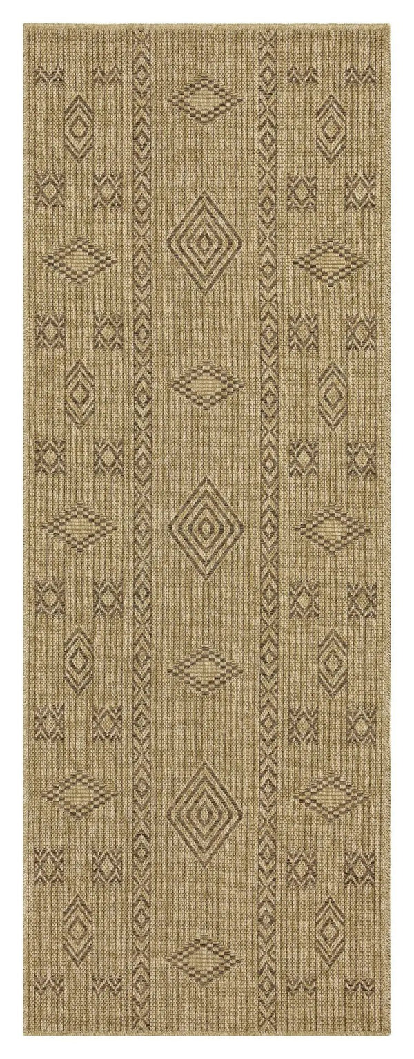 Earth GC_NTL1002 Jute/Mocha Indoor/Outdoor Area Rug
