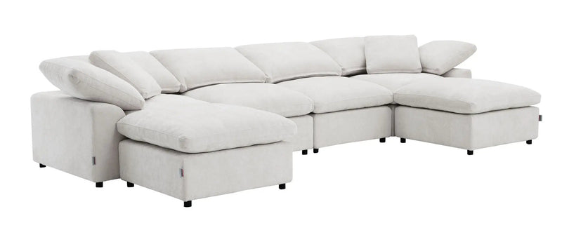 Naveen - Modular Sectional With Ottoman by Unique Piece Furniture