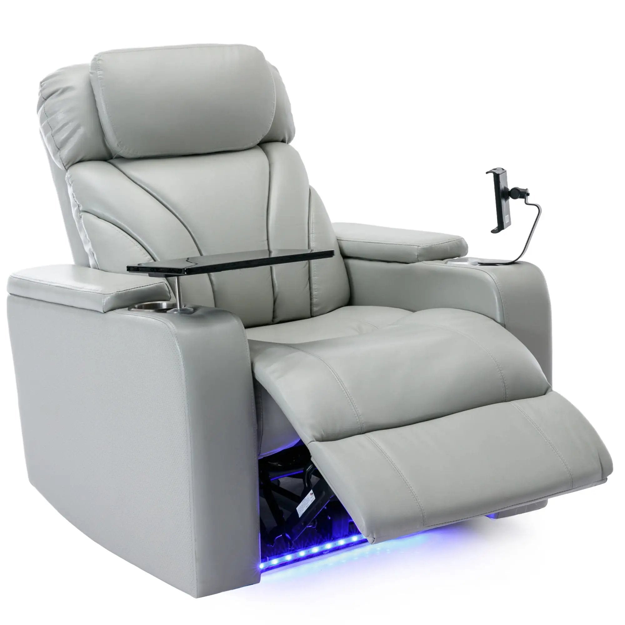 Power Motion Recliner Electric Power Recliner With USB Charging Port, Hidden Arm Storage, Convenient Cup Holder And tooth Speaker by Unique Piece Furniture