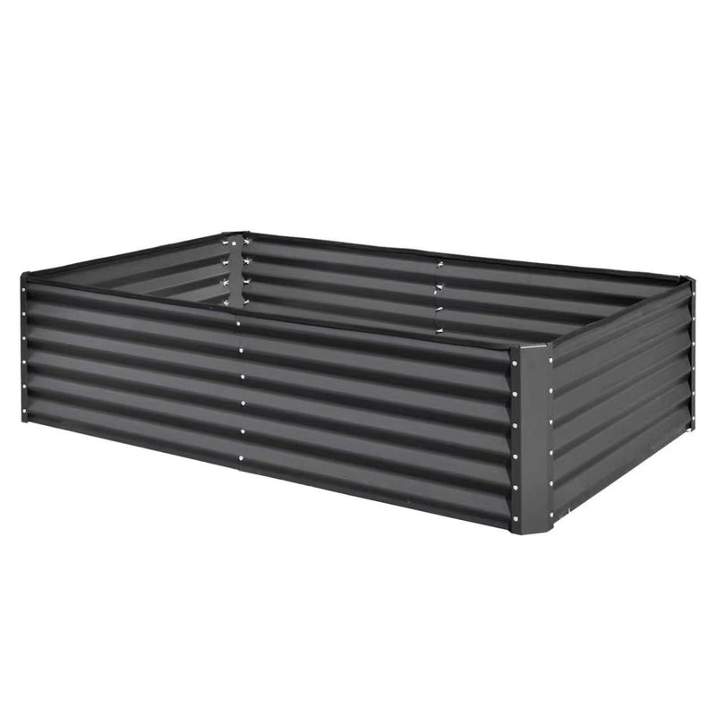 6x3x1.5ft Galvanized Raised Garden Bed by HouseOfZazla