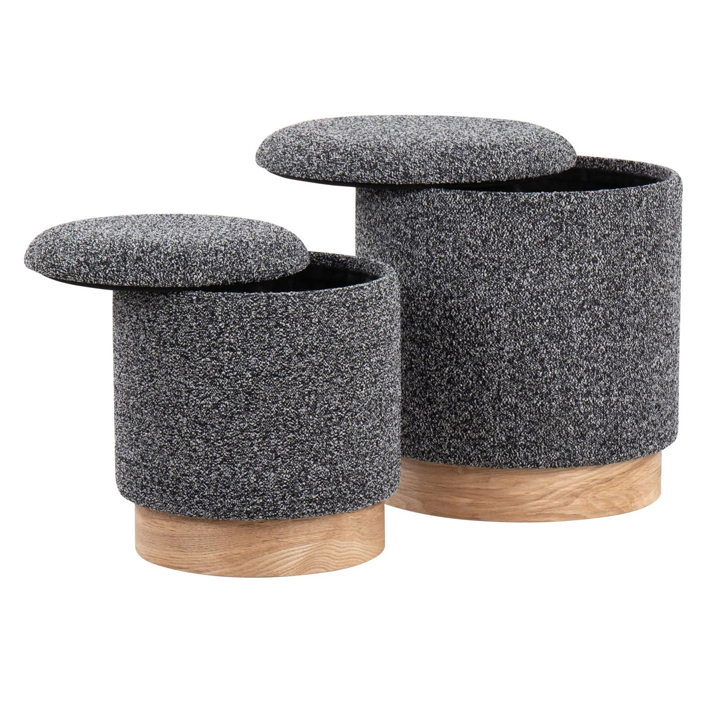 Marla - Contemporary, Nesting Ottoman Set by HouseOfZazla
