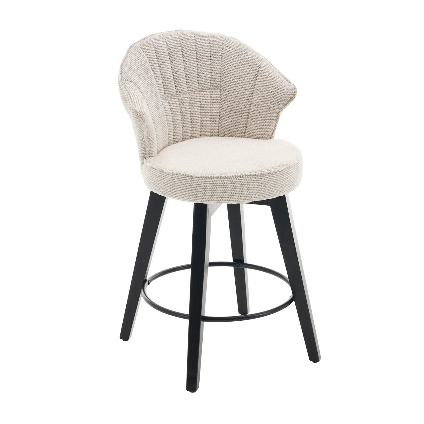 Wing Back Swivel Bar Stools (Set of 2) by Unique Piece Furniture
