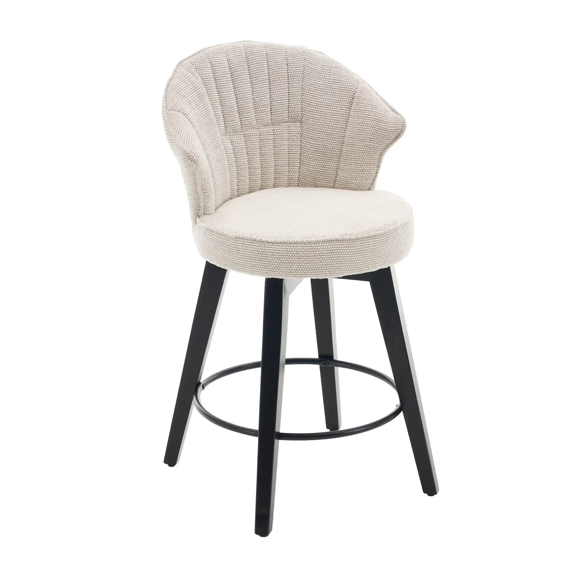 Wing Back Swivel Bar Stools (Set of 2) by HouseOfZazla