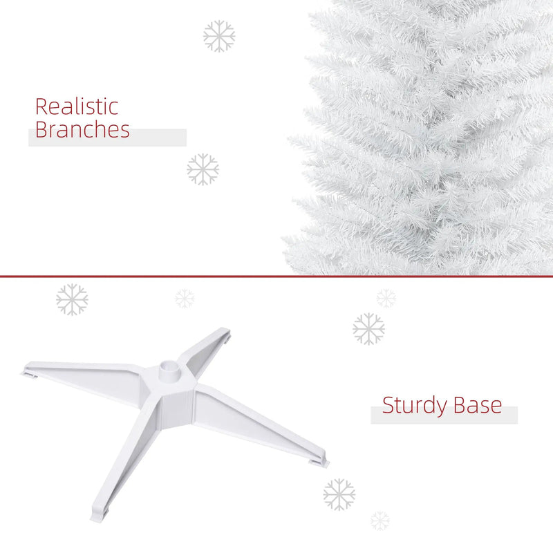 HOMCOM 7' Artificial Pencil Christmas Tree by HouseOfZazla