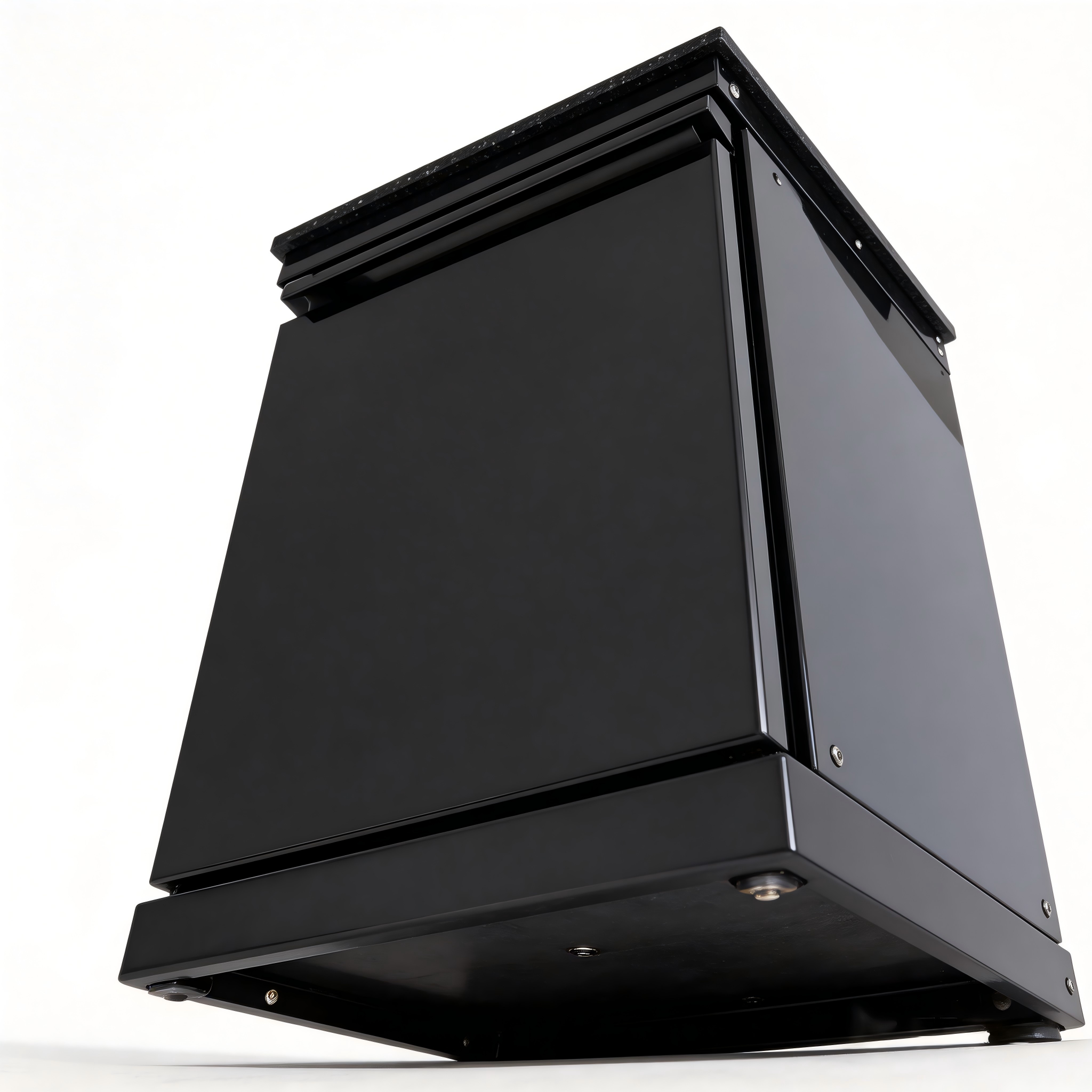 Black Single-door Storage Locker Outdoor Kitchen Islands by HouseOfZazla