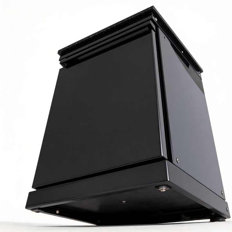Black Single-door Storage Locker Outdoor Kitchen Islands by HouseOfZazla