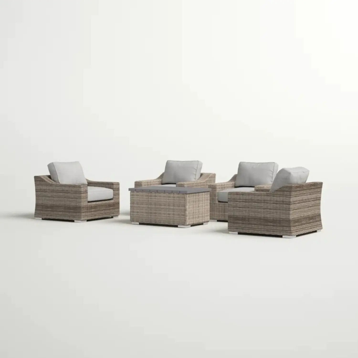 Stylish Sofa Seating Group With Cushions Perfect For Outdoor Gatherings by Unique Piece Furniture