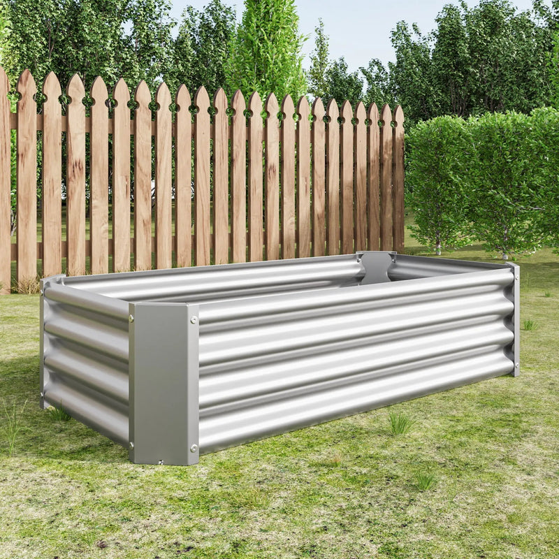 Metal Raised Garden Bed 4x2x1 ft by HouseOfZazla