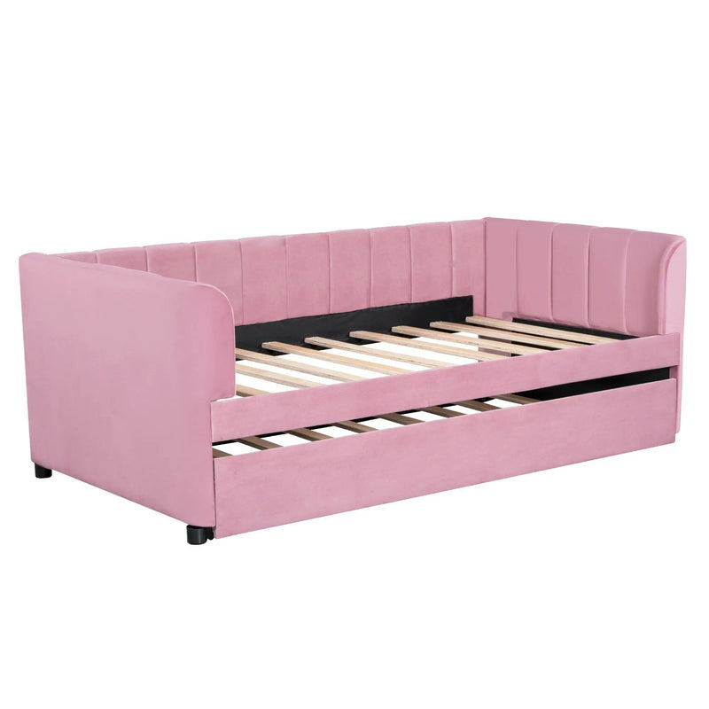 Upholstered Daybed With Ergonomic Design Backrest by Unique Piece Furniture