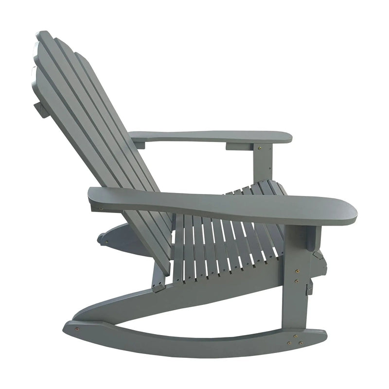 Reclining Outdoor Rocking Adirondack Chair by Unique Piece Furniture