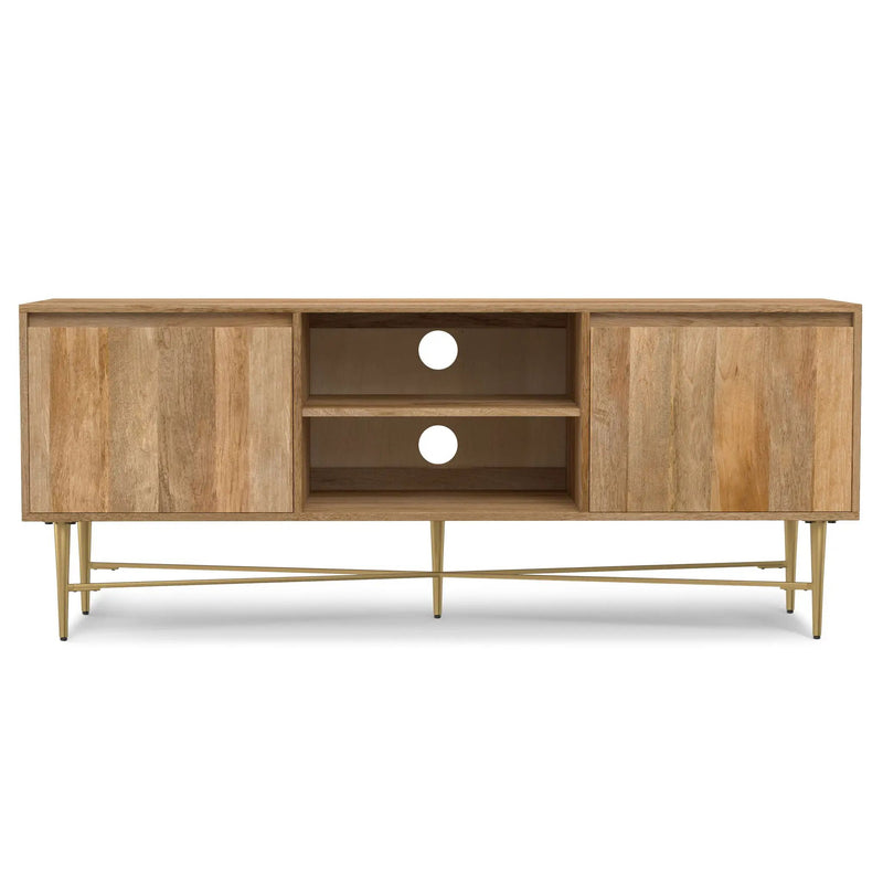 Fallon - TV Media Stand - Natural by HouseOfZazla